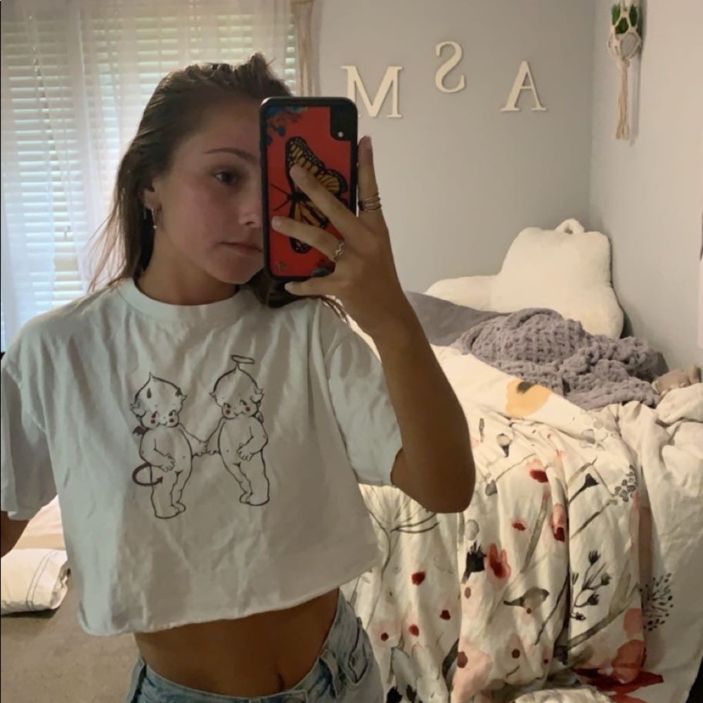 3 cropped brandy tops